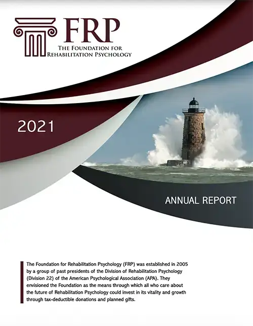 FRP Annual Report cover 2021